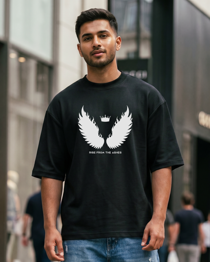 Phoenix Crown Unisex Oversized Classic T-Shirt