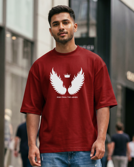 Phoenix Crown Unisex Oversized Classic T-Shirt