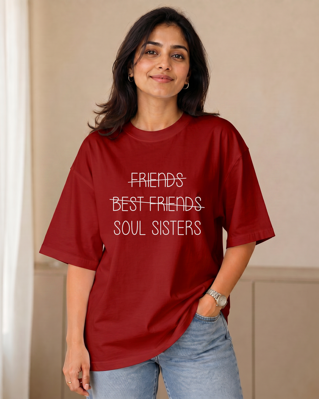 Soul Sisters Women's Oversized Classic T-Shirt