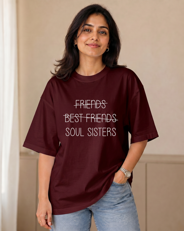 Soul Sisters Women's Oversized Classic T-Shirt