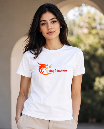 Rising Phoenix Graphic Unisex Classic Crew T-Shirt