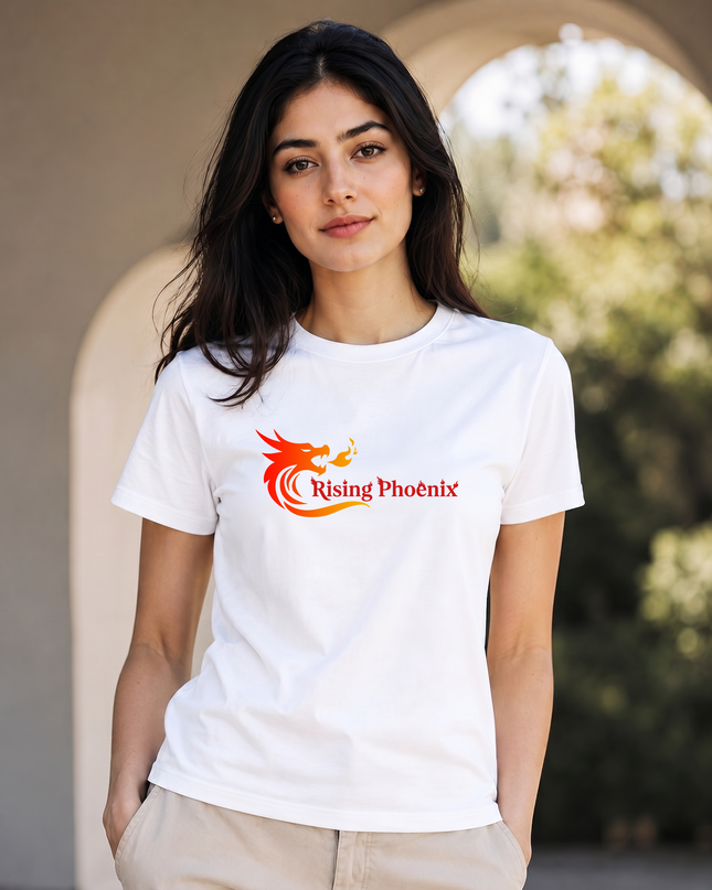 Rising Phoenix Graphic Unisex Classic Crew T-Shirt
