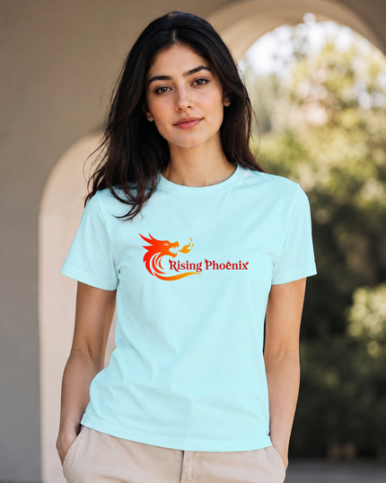 Rising Phoenix Graphic Unisex Classic Crew T-Shirt