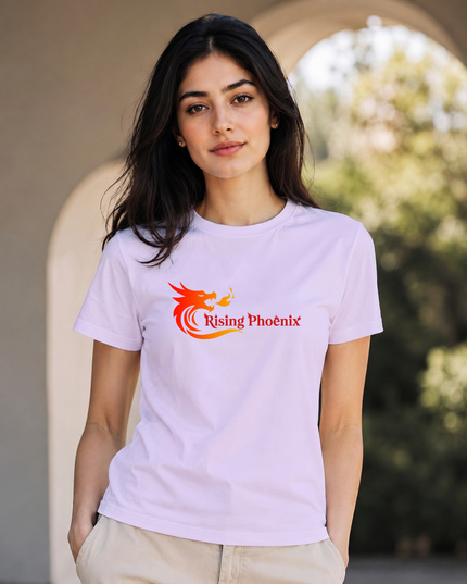 Rising Phoenix Graphic Unisex Classic Crew T-Shirt