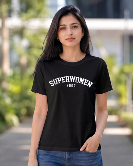 Superwomen In 2007 Unisex Classic Crew T-Shirt