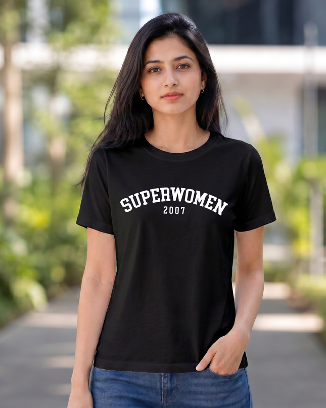 Superwomen In 2007 Unisex Classic Crew T-Shirt