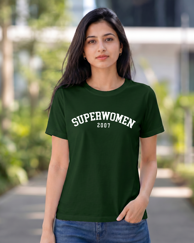 Superwomen In 2007 Unisex Classic Crew T-Shirt