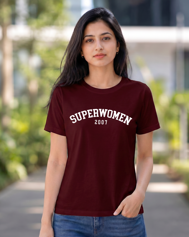 Superwomen In 2007 Unisex Classic Crew T-Shirt