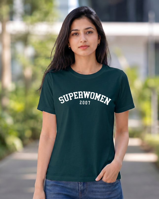 Superwomen In 2007 Unisex Classic Crew T-Shirt