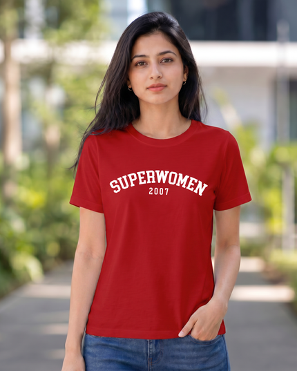 Superwomen In 2007 Unisex Classic Crew T-Shirt