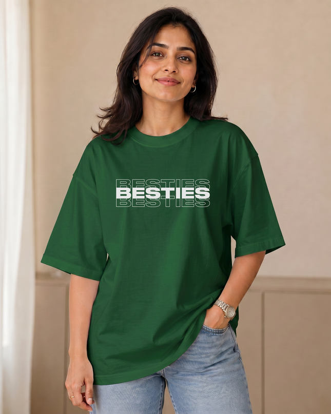 Besties Women's Oversized Classic T-Shirt