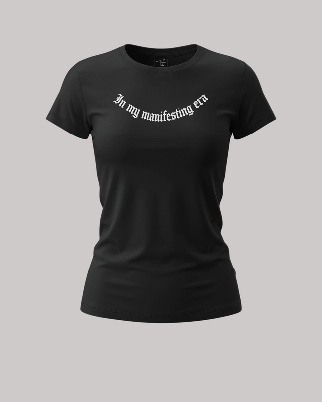 In My Manifesting Era Graphic Minimal Aesthetic Mindset Women's Classic T-Shirt