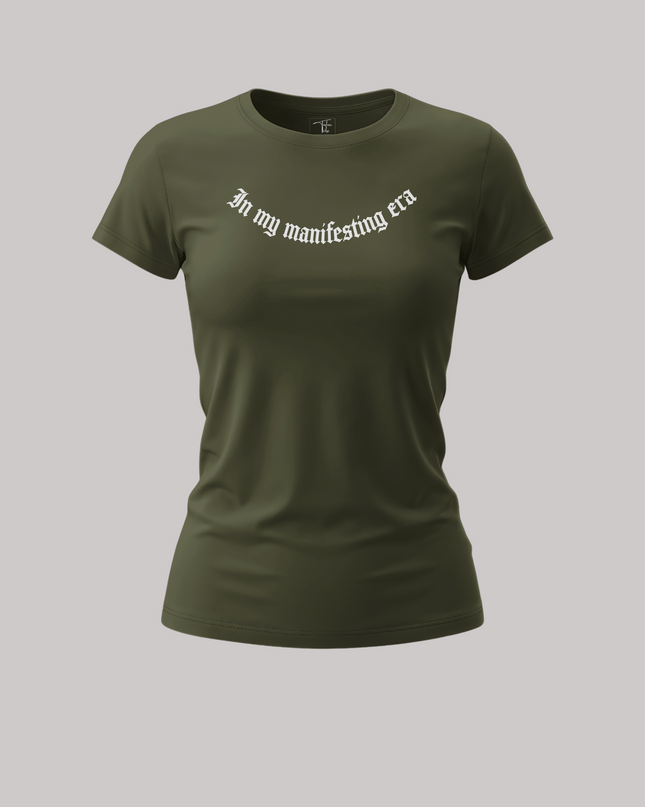 In My Manifesting Era Graphic Minimal Aesthetic Mindset Women's Classic T-Shirt