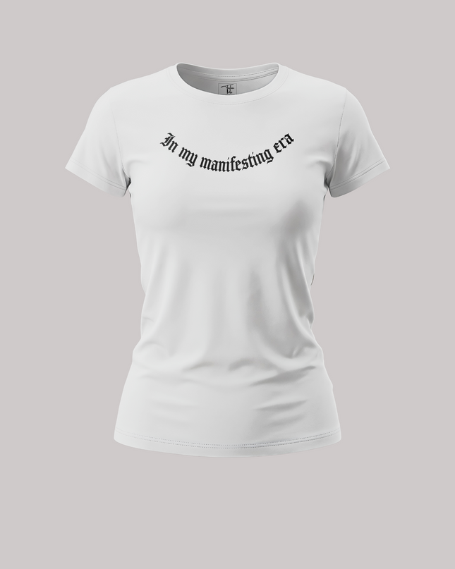 In My Manifesting Era Minimal Aesthetic Mindset Women's Classic T-Shirt