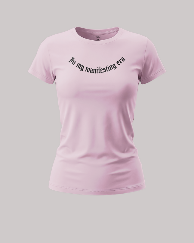 In My Manifesting Era Minimal Aesthetic Mindset Women's Classic T-Shirt