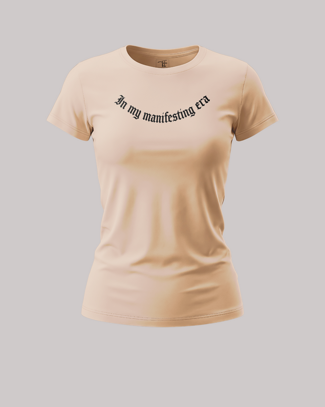 In My Manifesting Era Minimal Aesthetic Mindset Women's Classic T-Shirt