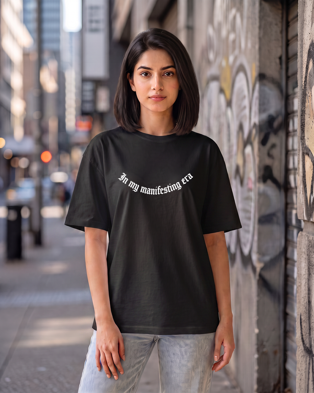 In My Manifesting Era Graphic Oversized Women's Classic T-Shirt