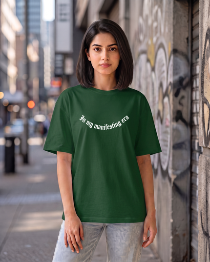 In My Manifesting Era Graphic Oversized Women's Classic T-Shirt