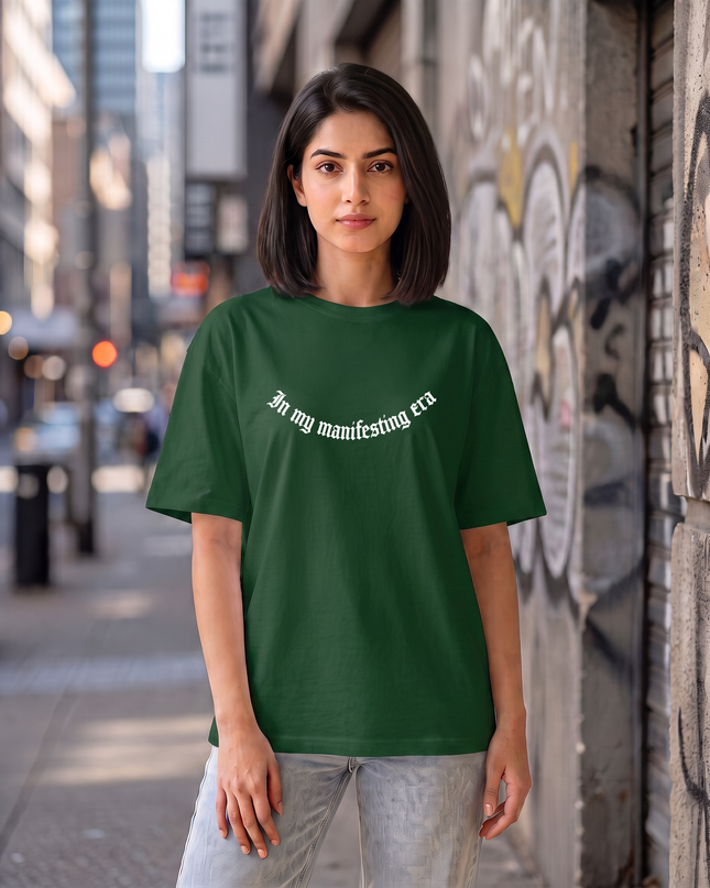 In My Manifesting Era Graphic Oversized Women's Classic T-Shirt