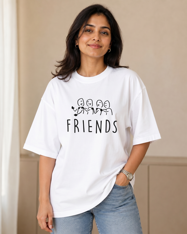Friends Stick Together Women's Oversized Classic T-Shirt