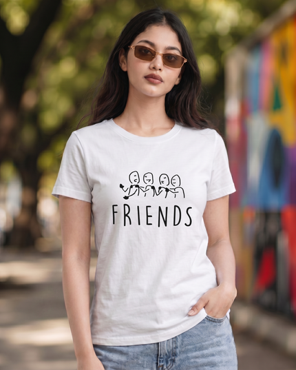 Friends Stick Together Women's Classic Crew T-Shirt