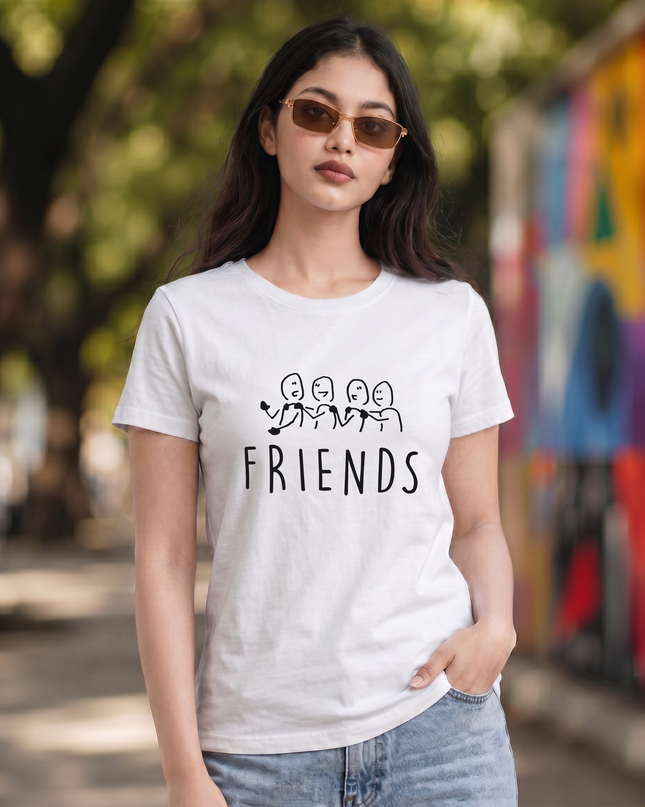 Friends Stick Together Women's Classic Crew T-Shirt