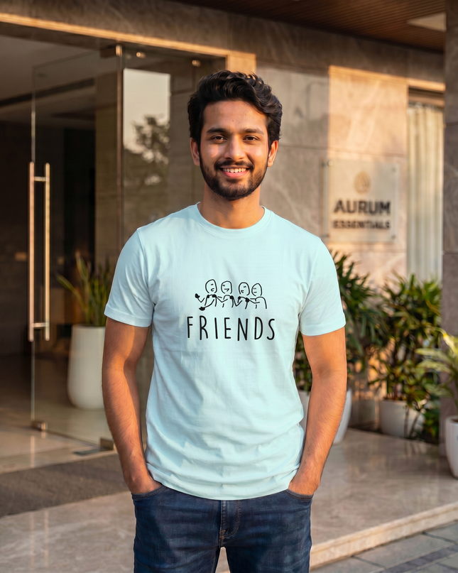 Friends Graphic Regular Fit Classic Crew T-Shirt