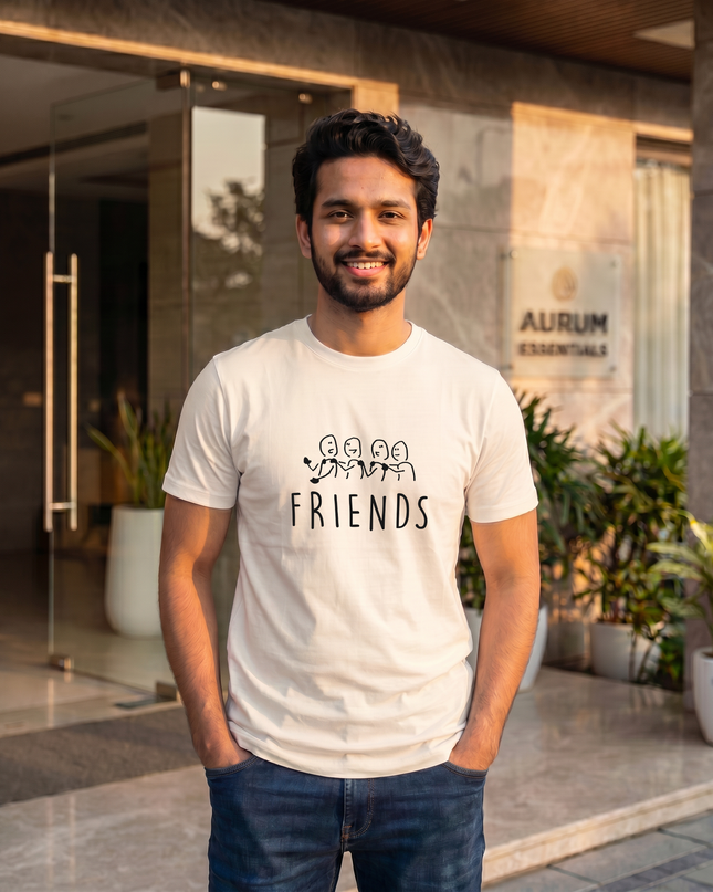 Friends Graphic Regular Fit Classic Crew T-Shirt
