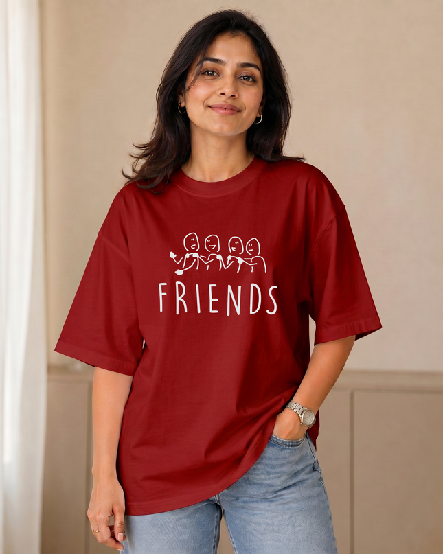 Friends Stick Together Women's Oversized T-Shirt