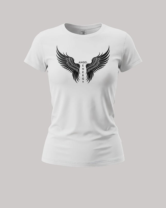 Angel Energy Wings Minimal Graphic Power Statement Women's Classic T-Shirt