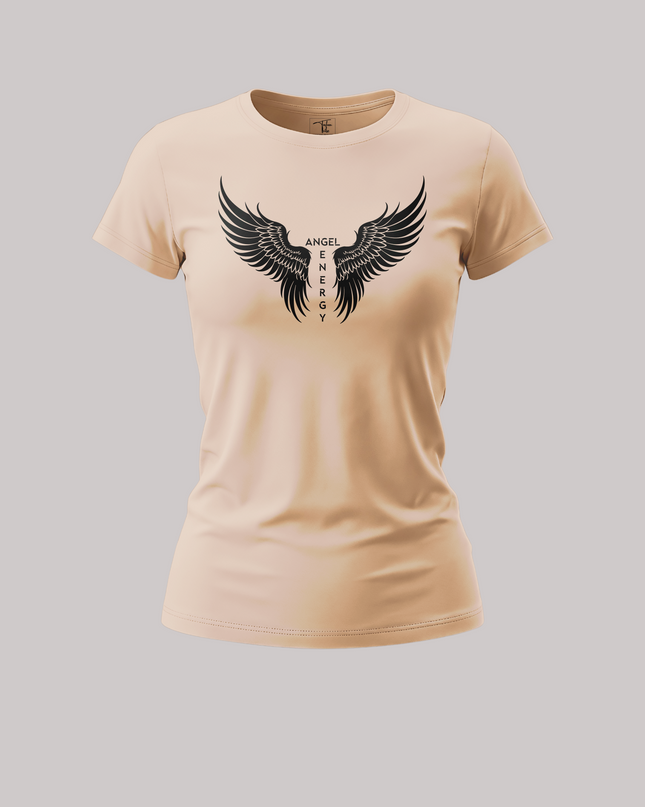 Angel Energy Wings Minimal Graphic Power Statement Women's Classic T-Shirt