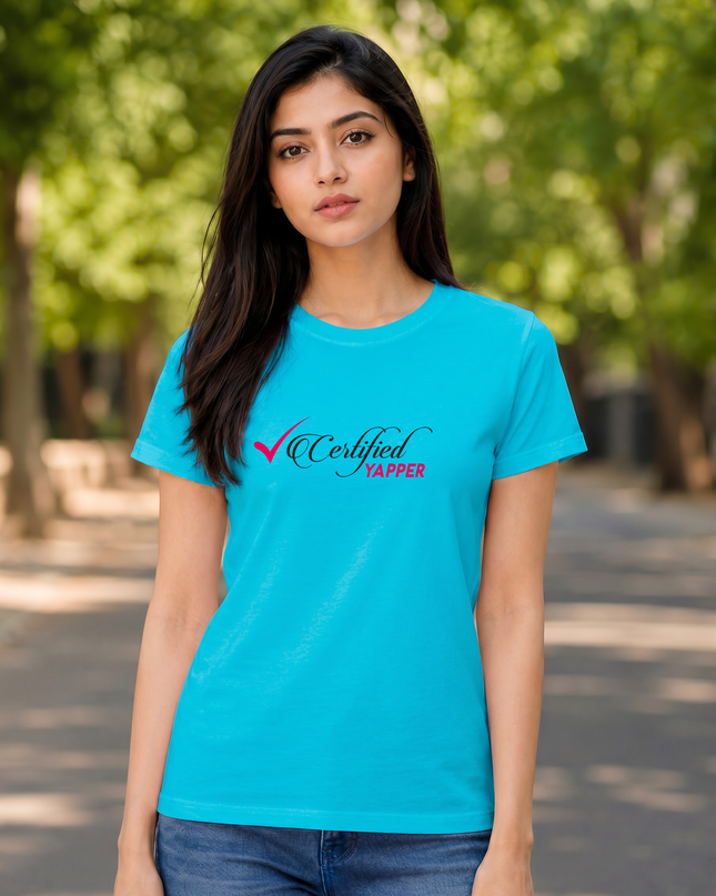 Certified Yapper Graphic Unisex Classic Crew T-Shirt