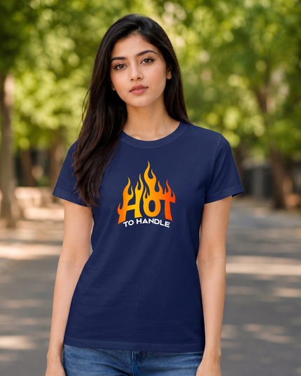 Hot To Handle Graphic Unisex Classic Crew T-Shirt