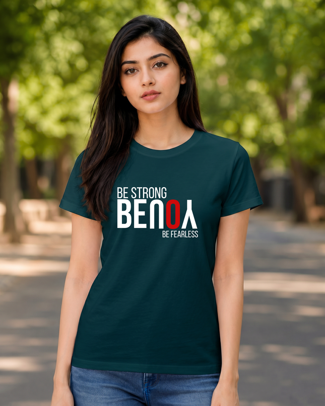 Be Strong Be Fearless Unisex Classic Crew T-Shirt
