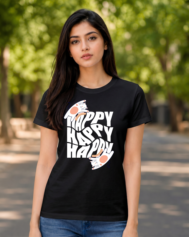 Happy Cats Unisex Classic Crew T-Shirt