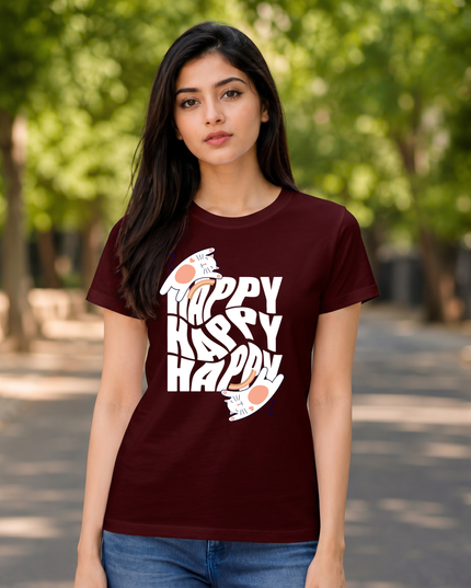 Happy Cats Unisex Classic Crew T-Shirt
