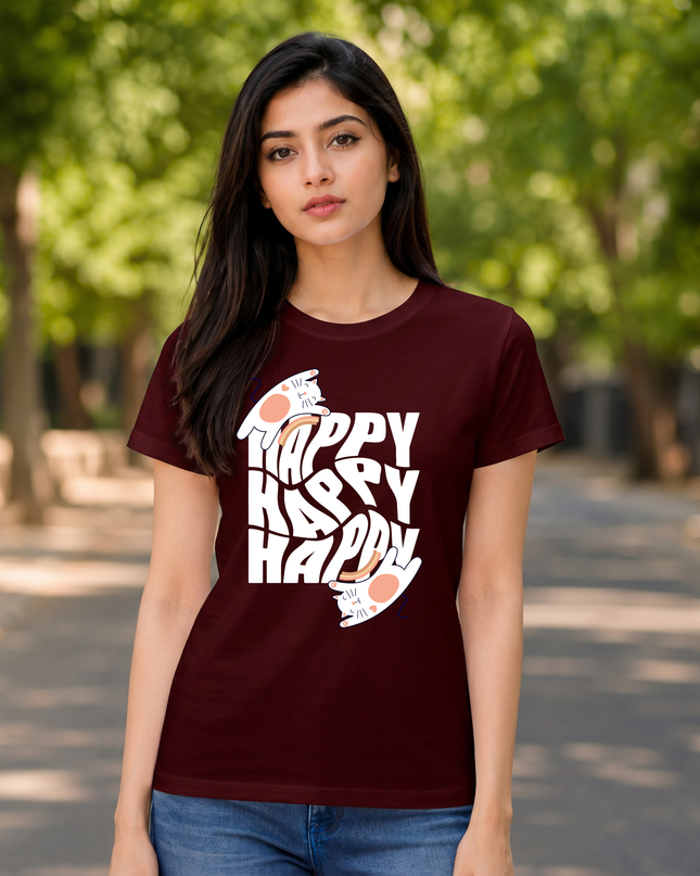 Happy Cats Unisex Classic Crew T-Shirt