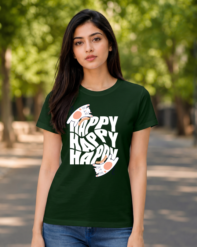 Happy Cats Unisex Classic Crew T-Shirt