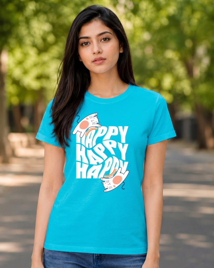 Happy Cats Unisex Classic Crew T-Shirt