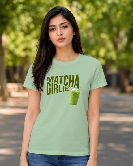 Matcha Girlie Unisex Classic Crew T-Shirt