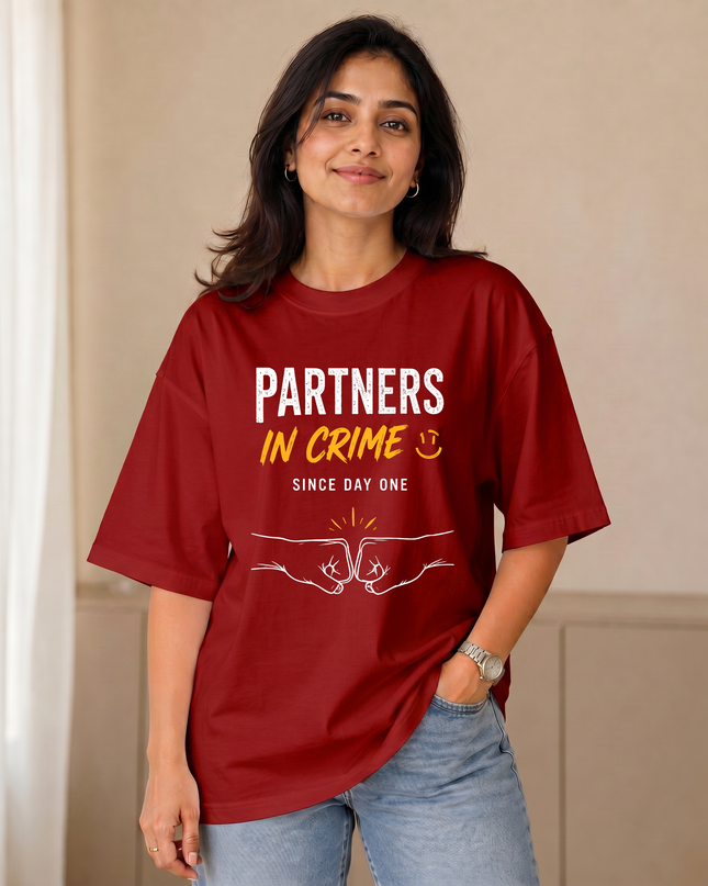 Partners In Crime Women's Oversized Classic T-Shirt