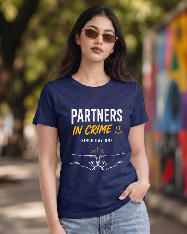 Partners In Crime Women's Classic Crew T-Shirt