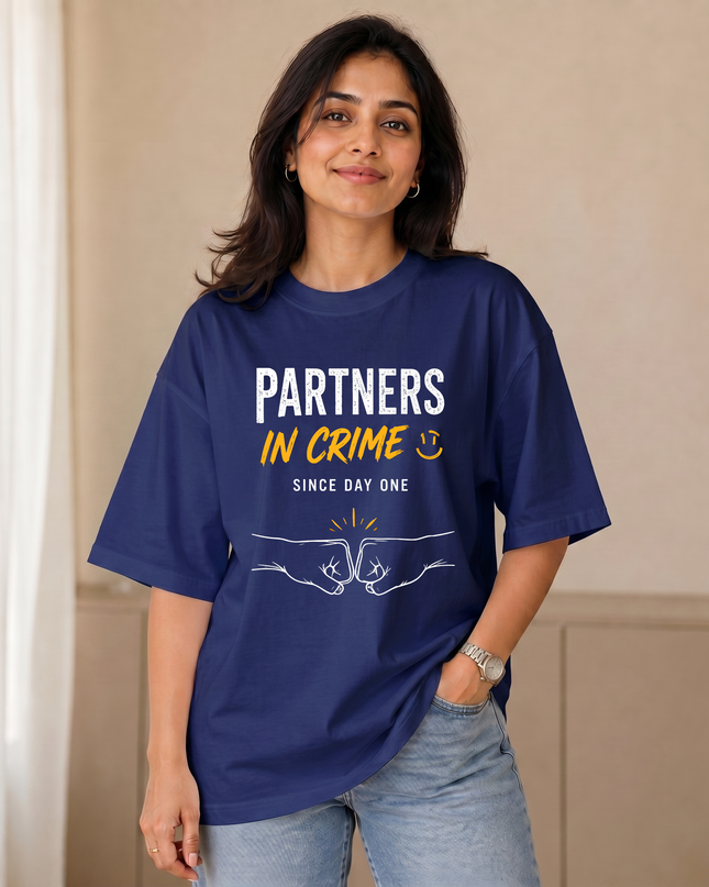 Partners In Crime Women's Oversized Classic T-Shirt