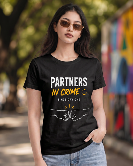 Partners In Crime Women's Classic Crew T-Shirt