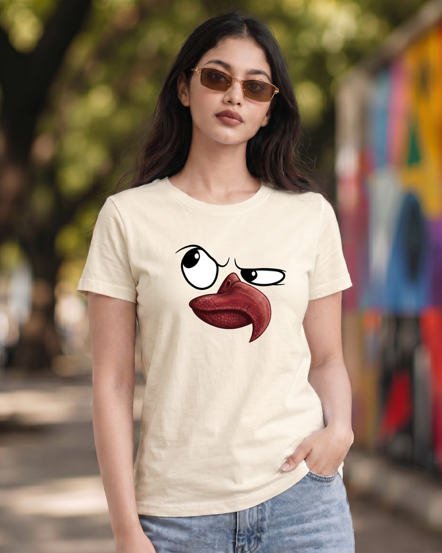 Eagle Face Graphic Unisex Classic Crew T-Shirt