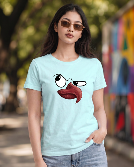 Eagle Face Graphic Unisex Classic Crew T-Shirt
