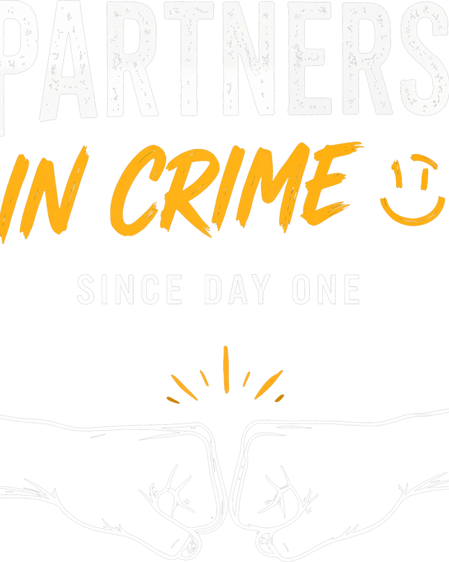 Partners In Crime Graphic Regular Fit Classic Crew T-Shirt