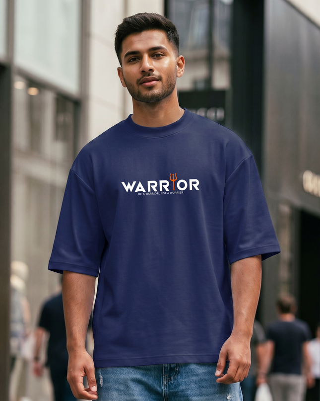 Warrior Print Unisex Oversized Classic T-Shirt
