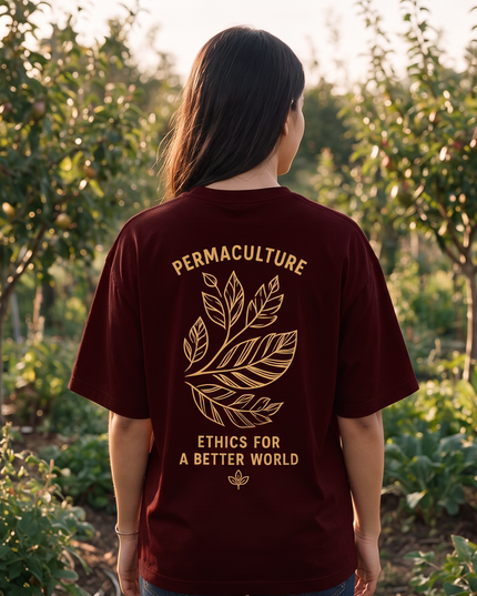 Earth Care People Care Fair Share Graphic Oversized Women's Classic T-Shirt