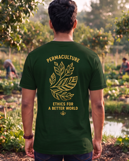 Earth Care People Care Fair Share Graphic Classic Crew T-Shirt
